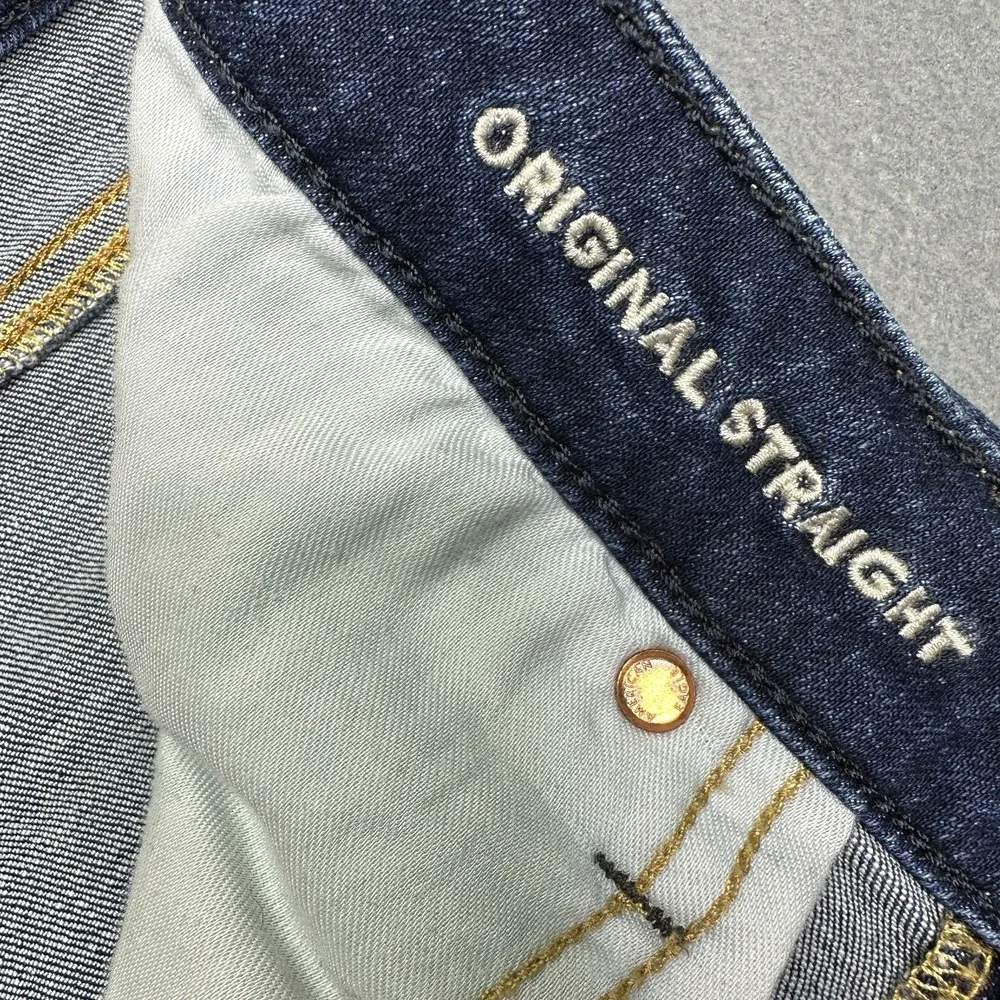 American Eagle Original Straight Jeans Men's 34x32 AirFlex+ Stretch Denim